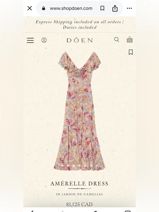 DOEN NWOT AMÉRELLE DRESS - Picture 11 of 11
